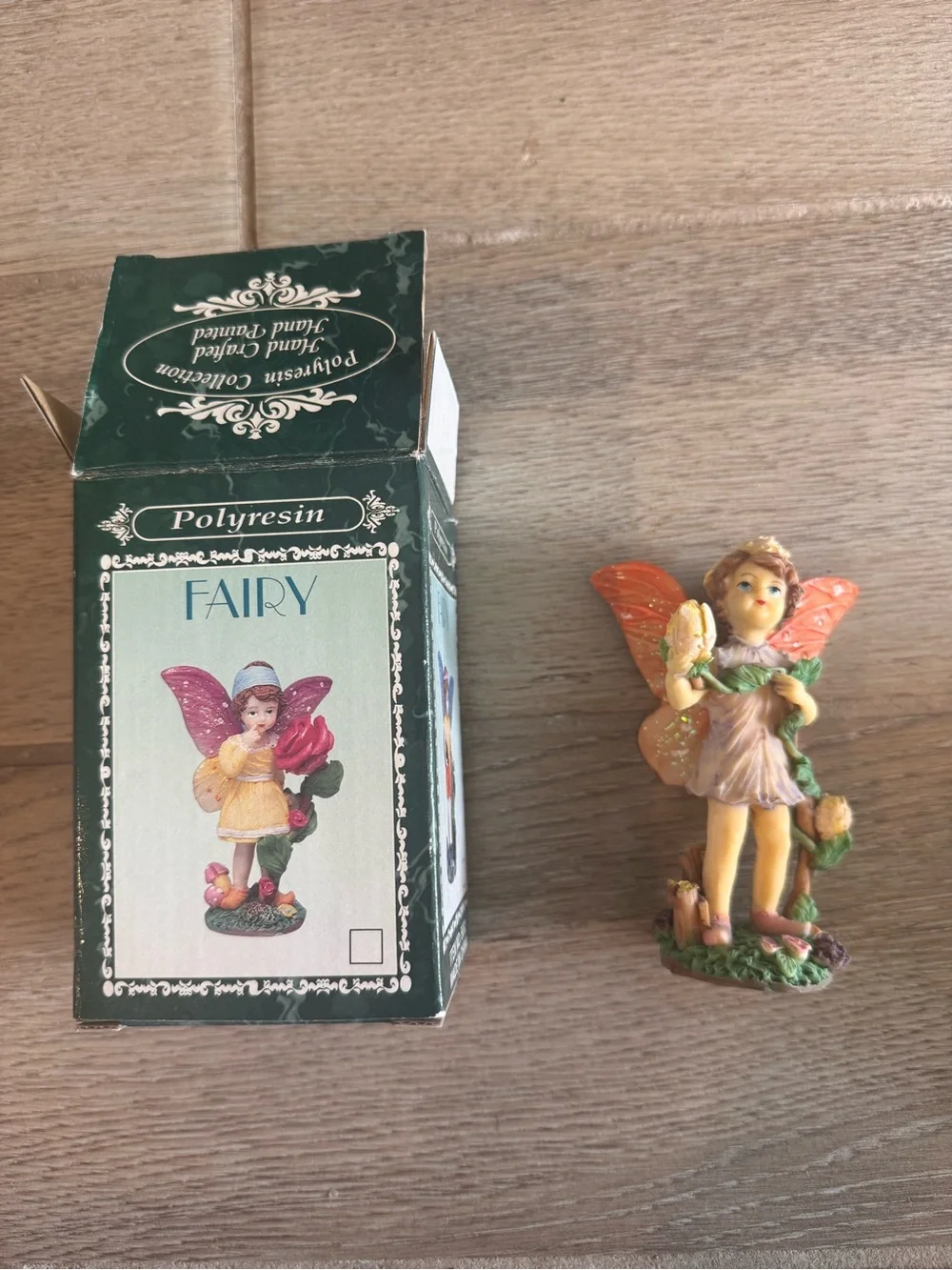 Fairy Figurine - Orange & Yellow Fairy Home Party Decor